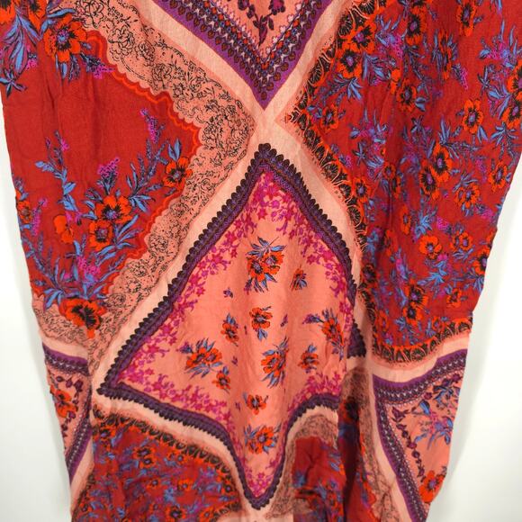 Free People Stevie Scarf Print Maxi Dress Size XS NWT - Picture 6 of 13
